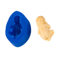 First Impressions Moulds Mini Sleeping Baby (B232)
