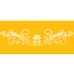 Fleur De Lis Side Tier Cake Stencil #2
