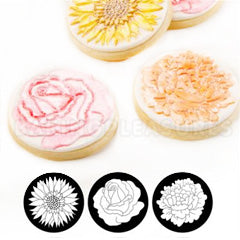 Floral Cupcake & Cookie Texture Tops 3pcs