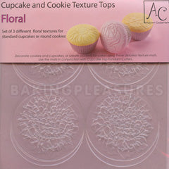 Floral Cupcake & Cookie Texture Tops 3pcs