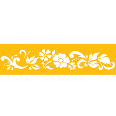 Floral Explosion Tier Cake Stencil #4