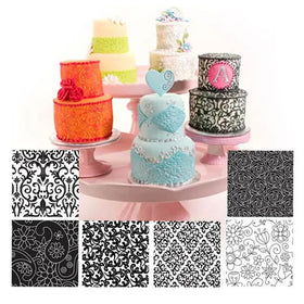 Floral Texture Sheets 6pcs