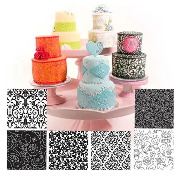 Floral Texture Sheets 6pcs