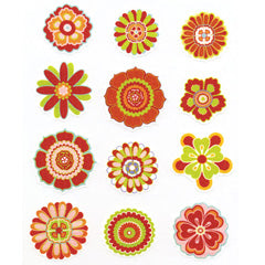 Flower Embellishments Edible Cupcake Images 12pcs