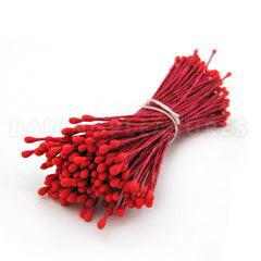 Small Flower Stamens Red