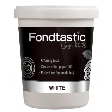 Fondtastic White Gum Paste 908g (BB: 27 May 2027)