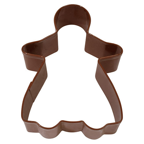 Christmas Gingerbread Girl Brown Cookie Cutter