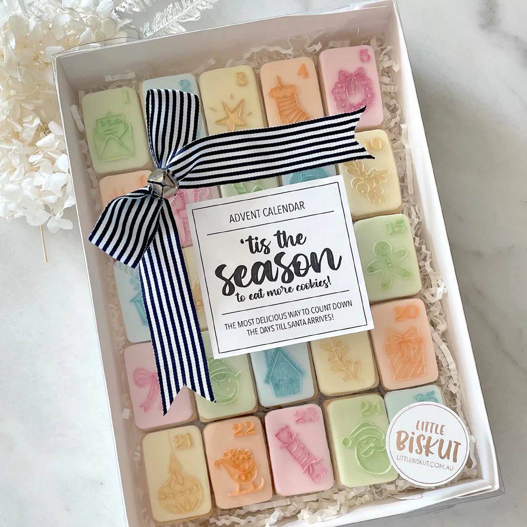 Holly Jolly Advent Cutter & Debosser Set (Little Biskut)