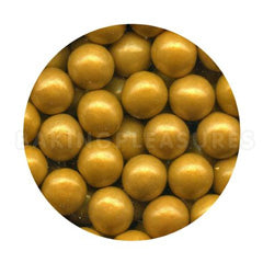 Gold 10mm Chocolate Pearls Sixlet 87g