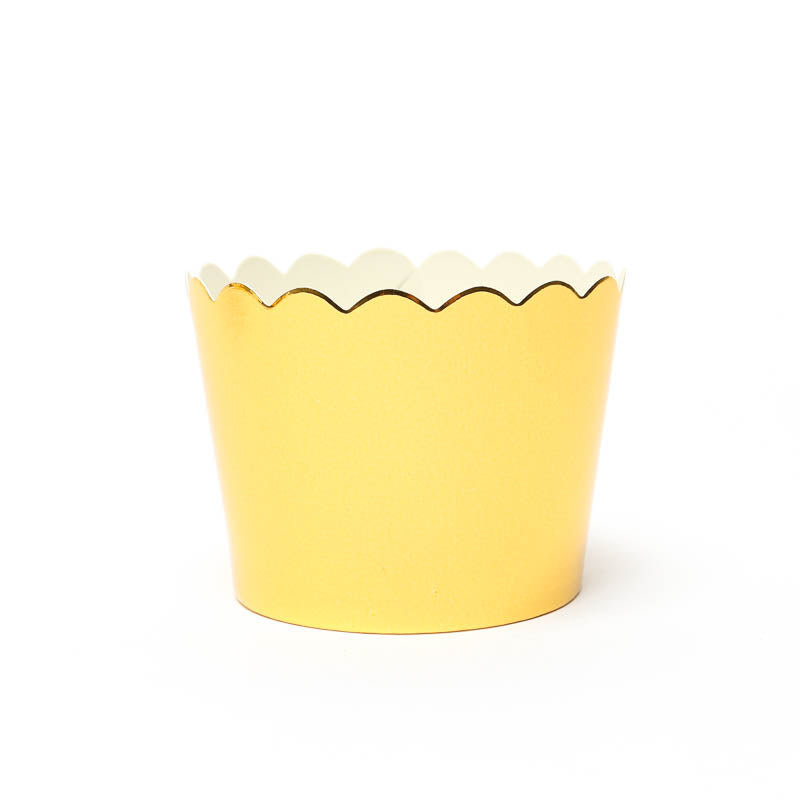 Papyrus Foil Card Baking Cups Gold 25pcs