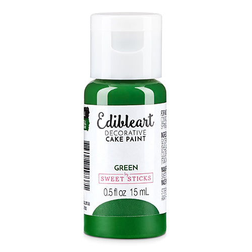 Sweet Sticks Edible Art Paint GREEN 15ml