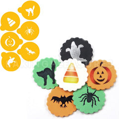 Halloween Cookie Stencils 6pcs