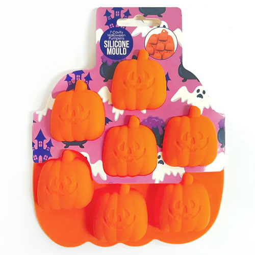 Halloween Pumpkins Silicone Mould 6 Cavity