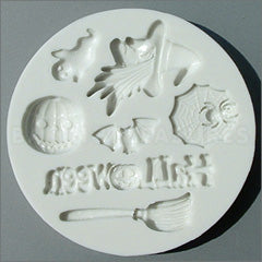 Alphabet Moulds Halloween Silicone Mould
