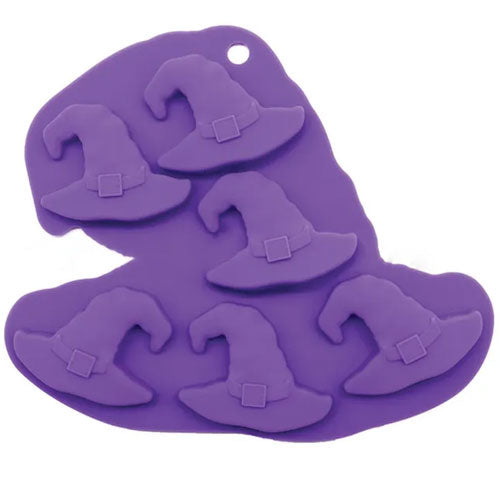Halloween Witches Hats Silicone Mould 6 Cavity