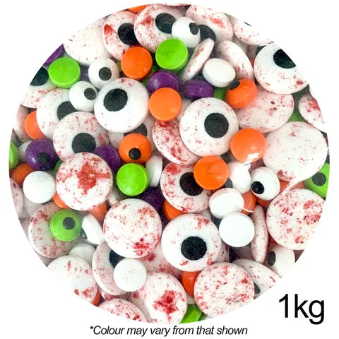 BULK Sprinkd Scary Eyeballs Eyes Halloween Sprinkles 1kg