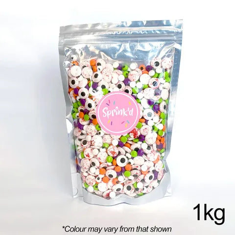 BULK Sprinkd Scary Eyeballs Eyes Halloween Sprinkles 1kg