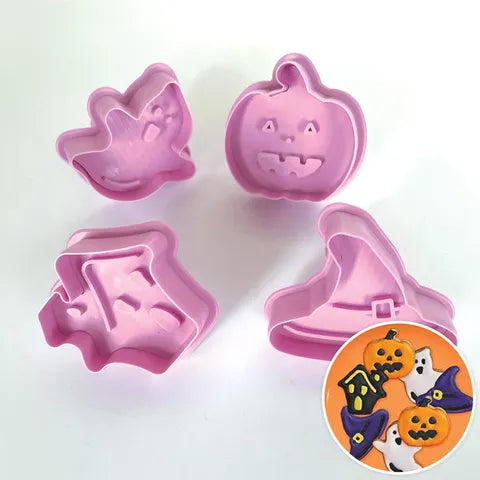 Halloween Plunger Cutters 4pcs