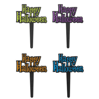 Happy Halloween Cupcake Picks 12pcs