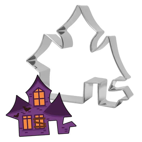 Haunted House | Stainless Steel Cookie Cutter Halloween