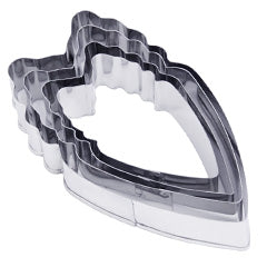 Heart Peony Petal Cutters 4pcs