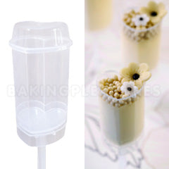 Heart Push Pop Containers 10pcs