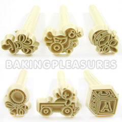 Holly Embossing Sticks Nursery 6pcs