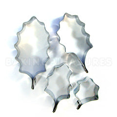 Holly Leaf Cutters 4pcs