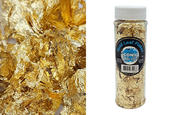 ICONIC Loose Gold Leaf Flakes 2g