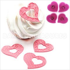 JEM Cutters Fantasy Hearts Cutters 4pcs
