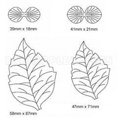 JEM Cutters Hydrangea Cutters 4pcs