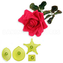 JEM Cutters Large Rose Cutters 4pcs