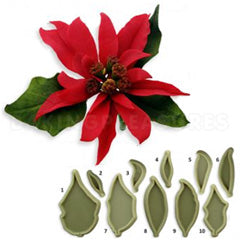 JEM Poinsettia Cutters 10pcs