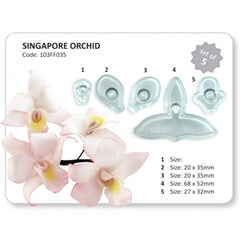 JEM Cutters Singapore Orchid Cutters 5pcs