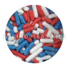 Jimmies Red, White, Blue 90g