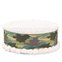 Jungle Camouflage Designer Edible Image 3 Strips