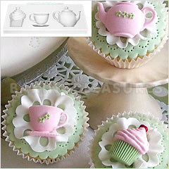 Katy Sue Afternoon Tea Silicone Mould