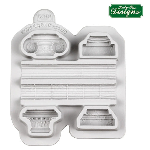 Katy Sue Ancient Columns Silicone Mould QFS