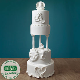Katy Sue Ancient Columns Silicone Mould QFS
