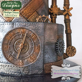 Katy Sue Antique Compass Silicone Mould