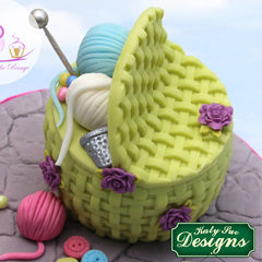 Katy Sue Basket Weave Silicone Mould