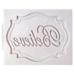 Katy Sue Believe Mini Plaque Silicone Mould