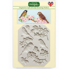 Katy Sue Blossoms & Birds Silicone Mould
