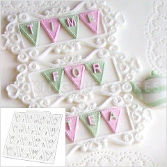 Katy Sue Bunting Alphabets Design Mat