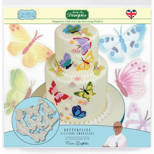 Katy Sue Butterflies Silicone Embossers