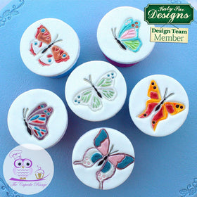 Katy Sue Butterflies Silicone Embossers