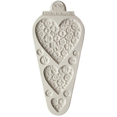 Katy Sue Button Hearts Silicone Mould