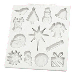 Katy Sue Christmas Embellishments Silicone Mould