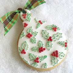 Katy Sue Christmas Holly Design Mat