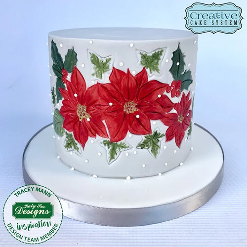 Katy Sue Christmas Holly & Mistletoe Silicone Embossers